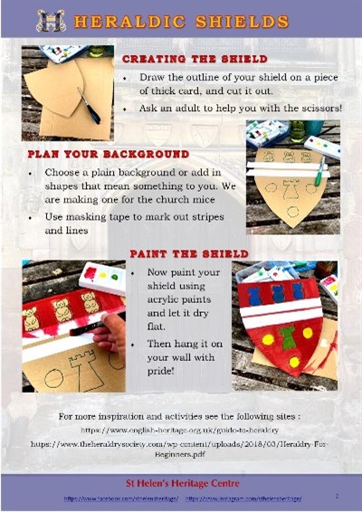 Heraldic shields