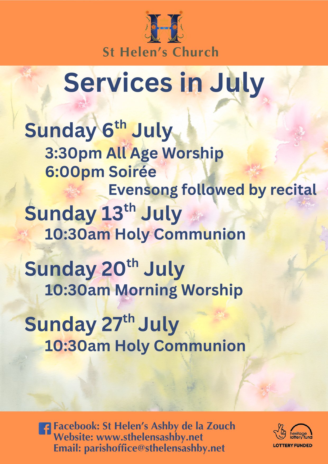 Monthly Services 07-25