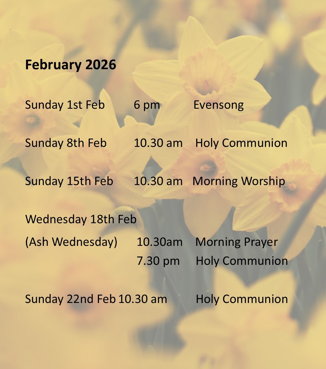 Feb services